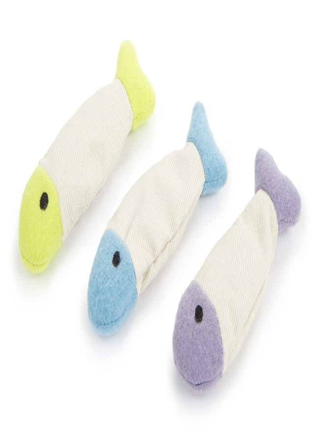 SmartyKat (9 Count) Fish Flop Crinkle Catnip Cat Toys - Multi Color, 9 Count - Image 2